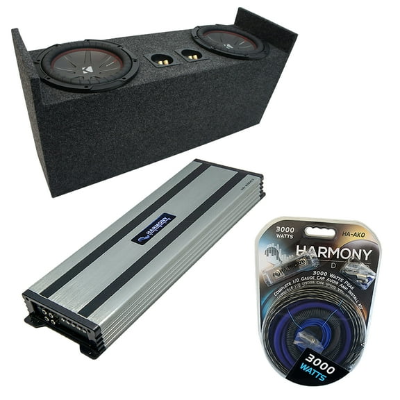 87-06 Jeep Wrangler YJ TJ Kicker CompR CWR10 Dual 10 Custom Sub Box HA-A1500.1