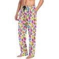 thumbnail image 5 of FREEAMG Ladybugs Pajama Pants for Men, Men's Separate Bottoms, Pure Cotton Comfortable Lounge Pants for Men（445）, 5 of 7