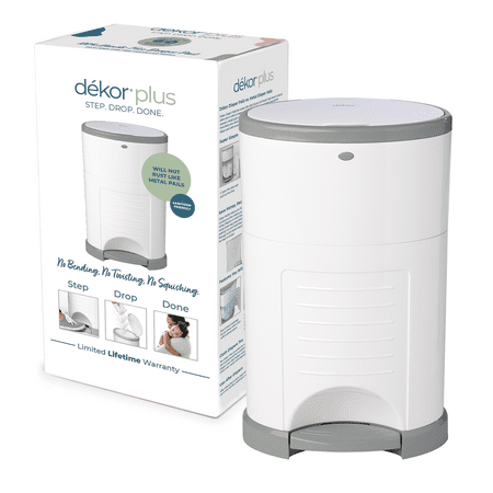 UPC: 0744953000174 | Dekor Plus Hands-Free Diaper Pail | White