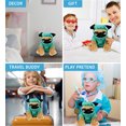 thumbnail image 4 of DolliBu Pug Dog Doctor Plush Toy - Super Soft Pug Dog Doctor Stuffed Animal Dress Up with Cute Scrub Uniform and Cap Outfit - Fluffy Doctor Toy Plush Gift - 8 Inches, 4 of 7