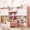 Pink, variant on VortinT Kids Toy Organization Cubby Bookcase with 2 Magnetic Drawing Boards,4-IN-1 Toddler Stuffed Animal Organizer Bookshelf with 1 Removable Drawer,Blue