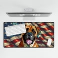 thumbnail image 4 of Patriotic Mastiff Stained Glass Portrait American Flag Desk Mat Full Keyboard Mouse Pad Mastiffs Dog Lover Gifts Idea Large Mousepad - 01010, 4 of 5