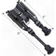 thumbnail image 3 of Adjustable Folding Bipod for Hunting Rifles with Swivel Mount for Accurate Shooting Support, 3 of 5