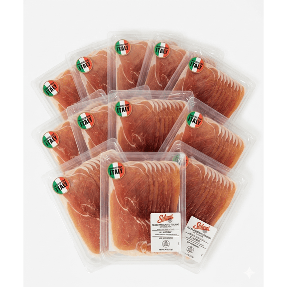 Salumi Italiani Prosciutto Italiano Sliced, 4OZ, 10 Pack