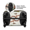 thumbnail image 4 of Bingfone Vintage Bike Flower Butterfly Luggage Cover Washable Suitcase Cover Protector Anti-Scratch Suitcase Cover Fits 18-32 Inch Luggage, 4 of 9