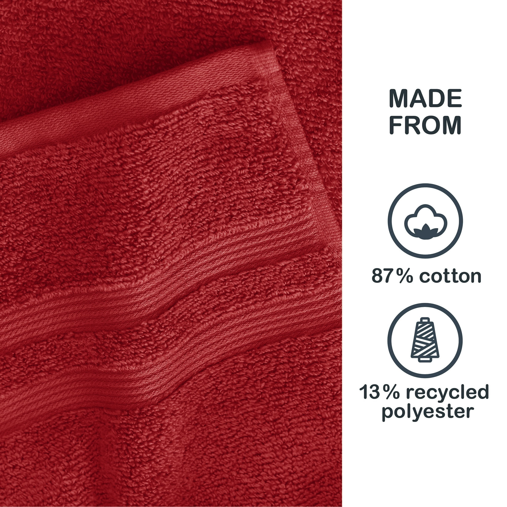 Mainstays Performance Solid Hand Towel, 26 Mainstays Performance Solid Hand Towel, 26