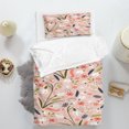 thumbnail image 3 of 3D Floral Tulipán Hoja Rosa Funda de edredón Set Ropa de Cama Funda Nórdica Fundas de almohada, 3 of 7