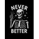 thumbnail image 5 of GENTS BLISS Heavyweight Graphic T-shirts Halloween Tee Skull Ghosts Tee Funny Casual Shirts Size XS-3XL, 5 of 7