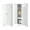 White, variant on Elegant 61''H White Farmhouse Metal Pantry Cabinet with 3 Adjustable Shelves,Metal Storage Cabinet,Kitchen Storage Cabinet for Kitchen,Dining,Office