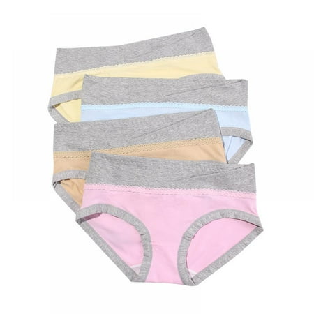 

Linen Purity Women s Cotton Maternity Seamless Pregnancy Low Waist Ultra-Soft and Breathable Moisture-Wicking Maternity Briefs M-3XL(4-Packs)