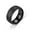 Black, variant on Men's Titanium Steel Jewelry Basketball Ring Sports