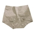 thumbnail image 4 of Panties for Women,High Waist Panties Full Coverage Briefs with Soft Stretch Fabric for All Day Comfortable Wear,Womens Underwear,Grey,3XL, 4 of 4