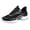 Dark Gray, variant on NOKIO Men's Running Shoes Lightweight Breathable Athlet𝗂c Shoes Fashion So𝗅id Color Sport Shoes Comfortable Cushion Sneakers Flexible Non-S𝗅ip 𝖫a𝖼e Up Running Shoes for Back to College