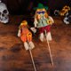 thumbnail image 3 of Decoración de espantapájaros para Halloween, adornos oscilantes, diseño de aula, suministros para muñecas de paja, 2 uds., 3 of 5