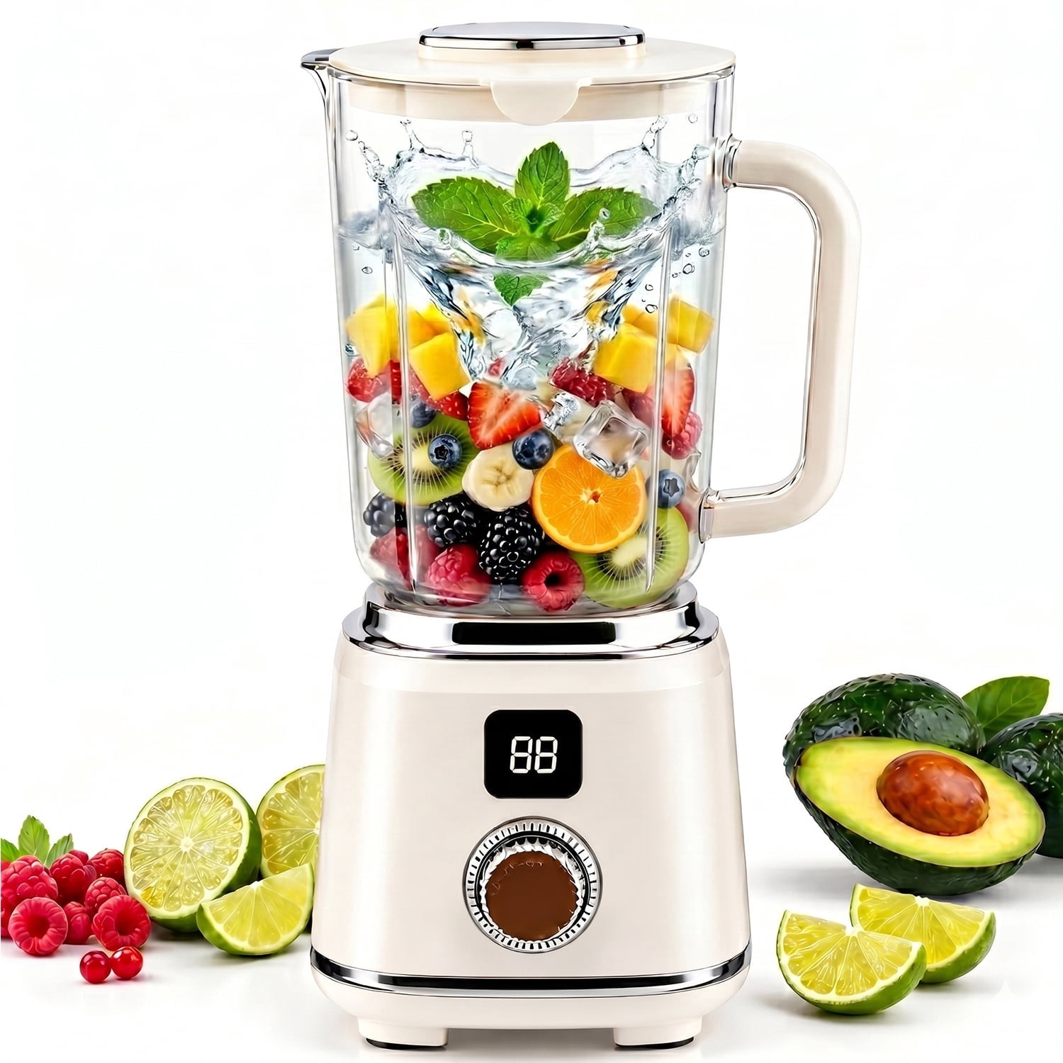 Braun MultiQuick 7 Mixer Kitchen Chopper Hand Blender with 1.5-Cup