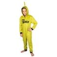 thumbnail image 2 of Dr. Seuss The Grinch Kids Onesie Pajama Costume Union Suit with Hood, Kid, Size: 8, 2 of 8