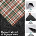 thumbnail image 3 of Green Red Brown and White Checkered Pattern Kitchen Rugs Sets Of 3,Kitchen Runner Rugs Non Skid Washable,Decorative Kitchen Floor Mats for Kitchen,Sink,Laundry,17"x30"+ 17"x47" + 17"x59", 3 of 6