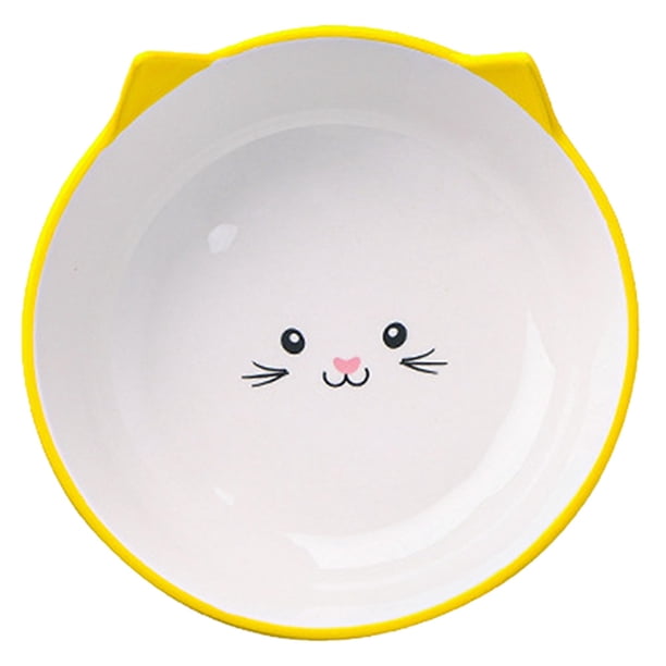 Comedero de cerámica para gatos, platos anchos y altos, apto para lavavajillas, apto para gatos MFZFUKR BST3007286-1