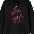 thumbnail image 2 of Nightmare On Elm Street Ready Or Not Here I Come Long Sleeve Women's Black Hooded Sweatshirt-Small, 2 of 7