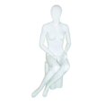 thumbnail image 1 of Female Sitting Down Mannequin, White, 1 of 1