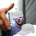thumbnail image 3 of Eoozwa LED Hat Light Up Baseball Cap Flash Glow Party Hat Rave Accessories for Festival Club Stage Hip-hop Performance for Men Women, 3 of 6