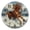 A075, variant on 14 Inch Wall Clock Battery Operated Square Clock for Office, Kitchen, Outdoor, Living Room, The Eiffel Tower With Vintage Feel And Soft Lighting