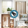 thumbnail image 6 of Tension curtain rod without drilling, adjustable and extendable spring suitable for windows, doorways, kitchens, wardrobes, bathrooms, 6 of 6
