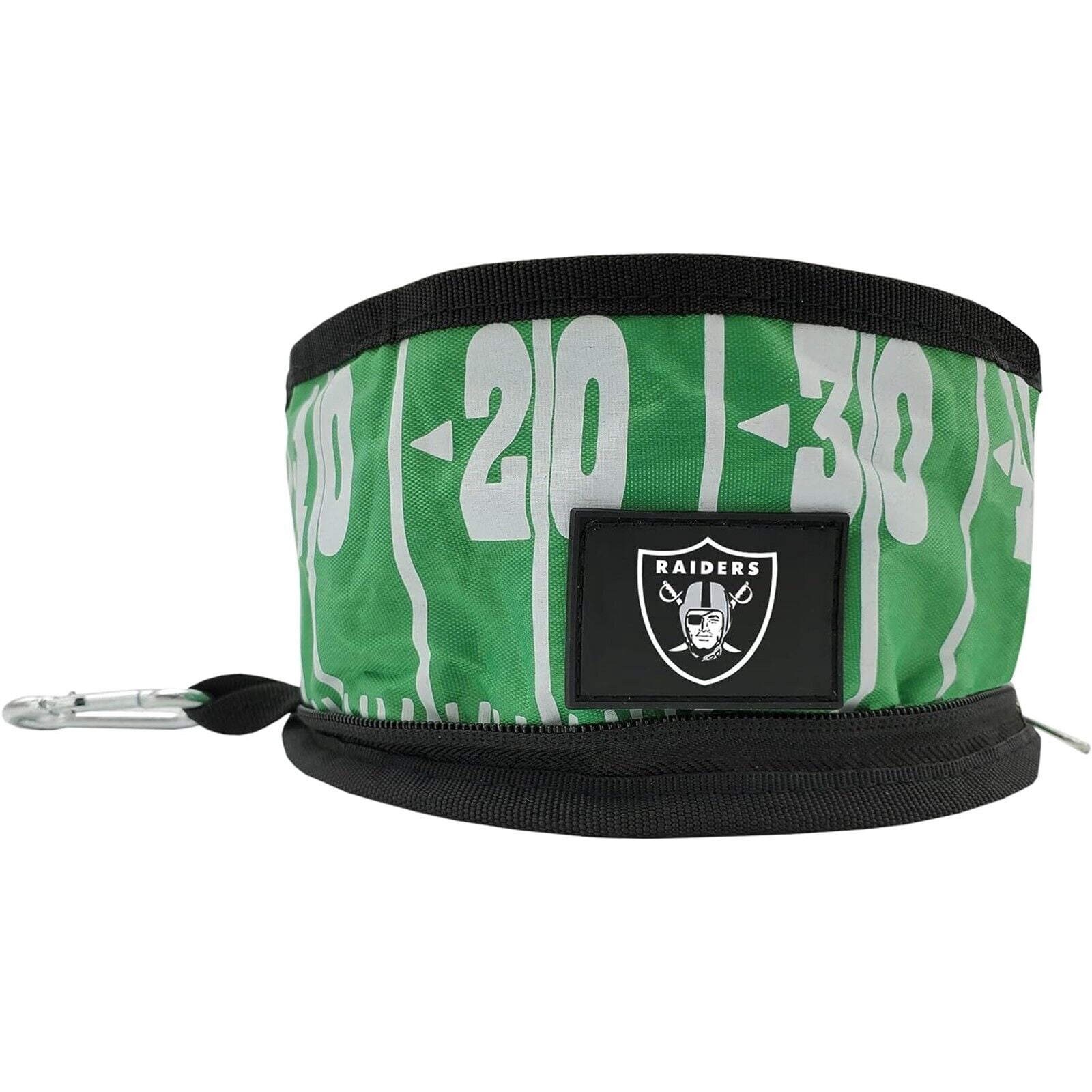 Pets First NFL Las Vegas Raiders Collapsible Dog Travel Bowl, Food and Water Bowl for Dogs, Best Portable & Lightweight Leak-Proof Dog Bowl for Travel
