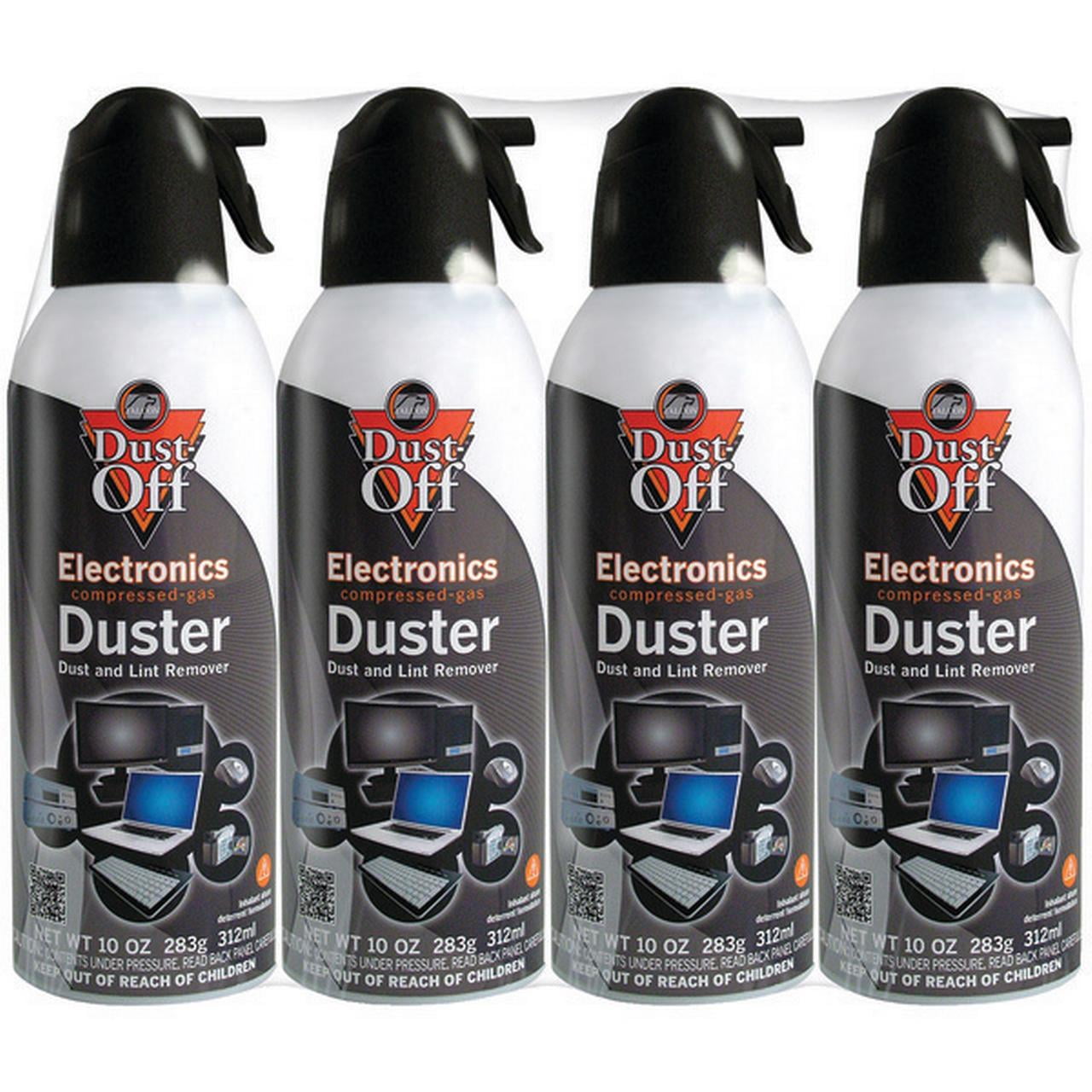 DustOff Disposable Electronics Duster, 10 oz, 4 Pack