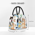thumbnail image 2 of Johaoi Bluey for Lunch Box Lunch Bag for Women Adults Men, Reusable Insulated Lunch Tote Bags Large Capacity for Office Picnic Hiking Beach-One Size, 2 of 6
