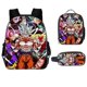 thumbnail image 1 of Mochila de anime Dragon Ball Goku, bolso de hombro doble de 18 pulgadas, conjunto de dos capas, mochila para estudiantes, 1 of 5
