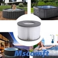 thumbnail image 4 of Replacement Filter For Mspa Hot Tub Replacement Filter Cartridge Water Filter Filter For Hot Tub Hot Submarine And Spa Inflatable Pool Water Filter Model From 2020 (4Pcs), 4 of 4