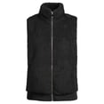 thumbnail image 6 of Women's Outwear Vests Up Sleeveless Furry Fall Winter Warm Coat With Two Pockets Artificial Wool Zip Vest Coat Women Long Jacket Scrub Jacket, 6 of 9