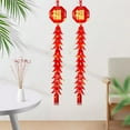 thumbnail image 4 of 2x LED año Nuevo Chino Chile Colgante año Nuevo Chino Decoración Colgante Adorno de Bendición Personajes Fu Tradicionales, 4 of 9