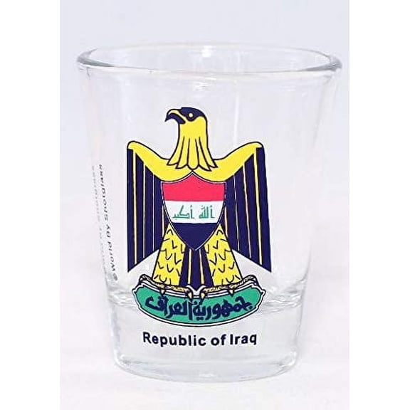 Iraq Coat Of Arms Shot Glass