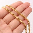 thumbnail image 6 of QQTDFG 3/4/5/6/7mm Fashion Women Mens Chain 316L Stainless Steel Necklace Jewelry Gift-Gold-6mm-22inch or 55cm, 6 of 9