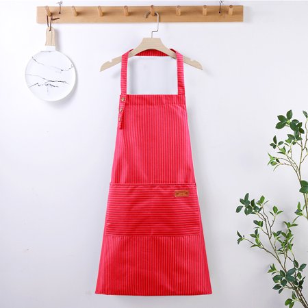 

Homgreen Adjustable Kitchen Cooking Aprons Waterproof Aprons with 2 Pockets Chef s Apron for Men and Women