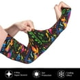 thumbnail image 3 of Goofa Mexican Flower Traditional1 Pattern UV Sun Protection Arm Sleeves, UPF 50 Sports Cooling Arm Compression Sleeves for Men Women Teenager, 3 of 8