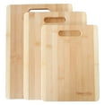 thumbnail image 2 of Timber Valley Bamboo 3-Piece Cutting Board Set with Stand, 2 of 4