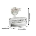thumbnail image 3 of Nkmbld Dragonfly Shaped Suction Cup Soap Box, Household Wall-Mounted Non-Perforating Draining Soap Dish Holder for Kitchen, Bathroom, Laundry, White, 3 of 8