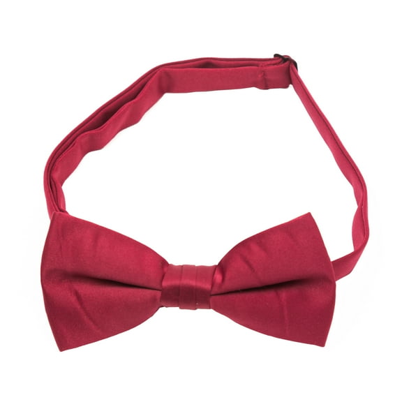 Frankers Men?s 2.5? Poly Satin Solid Color Adjustable Pre-tied Bow Tie, Multiple Colors Available