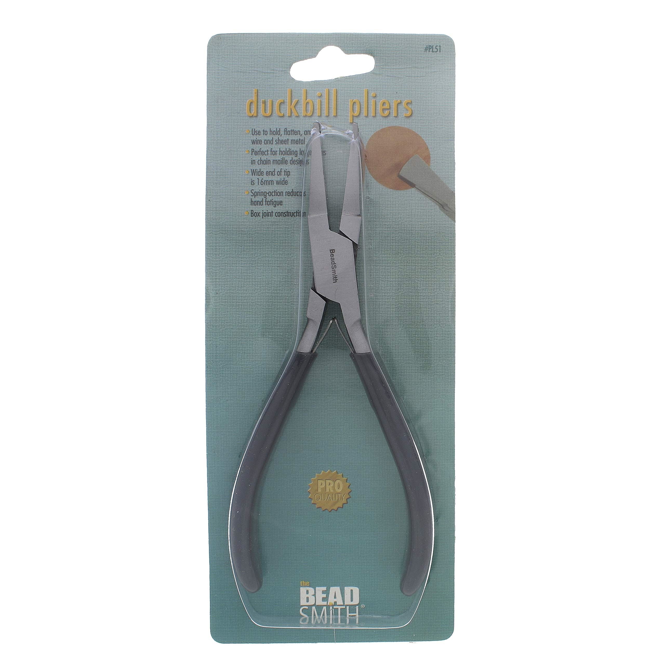 Duck Billed Metalsmith Pliers for Holding and Shaping Flat Stock