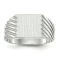 thumbnail image 1 of 14K White Gold Signet Ring, 1 of 5