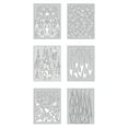 thumbnail image 2 of Iwata Artool Freehand Template - Set of 6, Flame-O-Rama 2, Mini Templates, 2 of 2