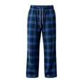 thumbnail image 5 of StSilkitty Mens Pajama Pants Plaid Elastic Waist Drawstring Lounge Pants Lightweight Sleepwear Trousers with Pockets, 5 of 6