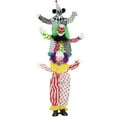 thumbnail image 1 of Outsunny Life Size Halloween Animated Clown, Stackable Halloween Props, 1 of 10