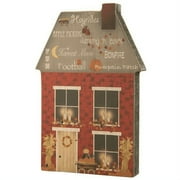 CWI Halloween Decor - Thankful Crow Block Sign