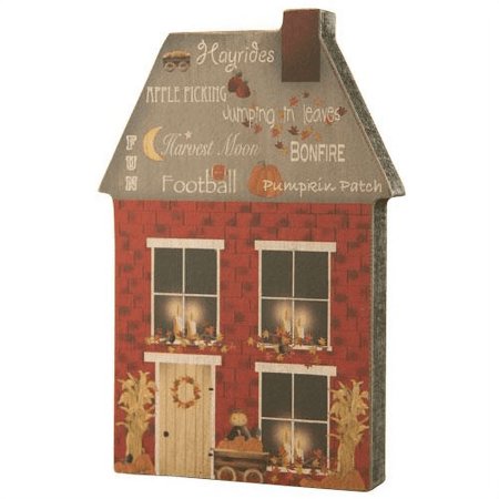 CWI Halloween Decor - Thankful Crow Block Sign