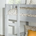thumbnail image 6 of Walker Edison Traditional Slatted Twin Over Twin Bunk Bed, Grey, 6 of 14