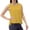 Yellow, variant on Lightweight Yoga Cover Up Shirt Breathable Athletic Tank Top For Fitness And Casual Wear Casual Basic Tops, Size Medium